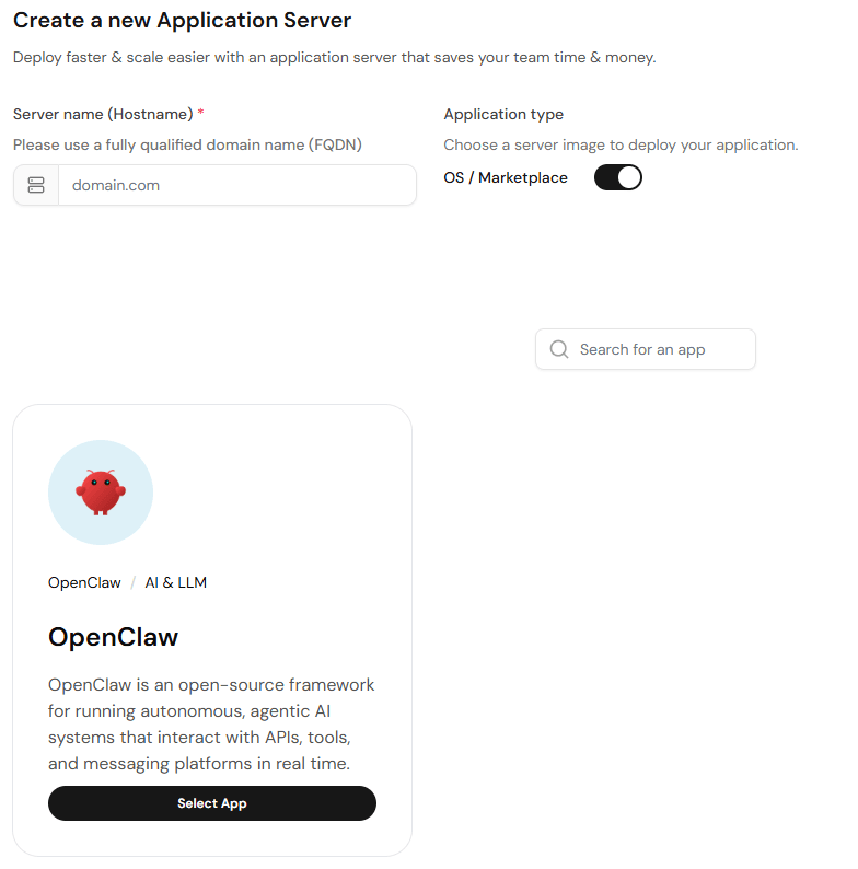 EasyCloudify Server Marketplace